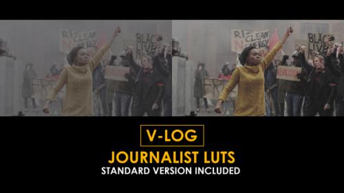 Videohive - V-Log Journalist and Standard LUTs - 51433965