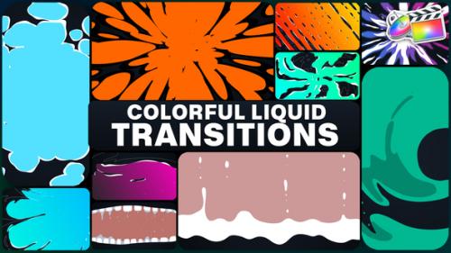 Videohive - Colorful Liquid Transitions for FCPX - 51473183