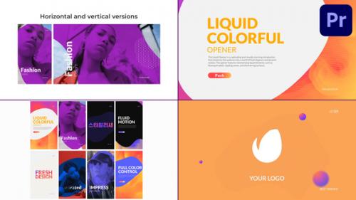 Videohive - Liquid Colorful Opener for Premiere Pro - 51499701