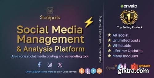 CodeCanyon - Stackposts - Social Marketing Tool v8.1.5 - 21747459 - Nulled