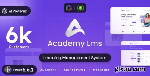 CodeCanyon - Academy LMS - Learning Management System v6.6.1 - 22703468 - Nulled
