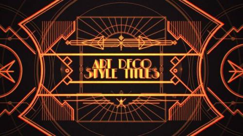 Videohive - Art Deco Style Titles - 51519507