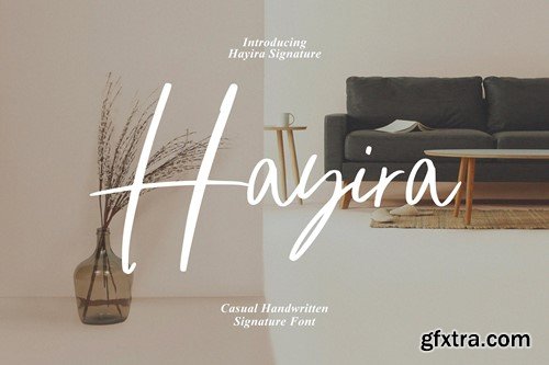 Hayira - Casual Handwritten CRUF6FE