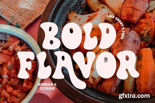 Bold Flavor - Bold Groovy Font N95EL7T