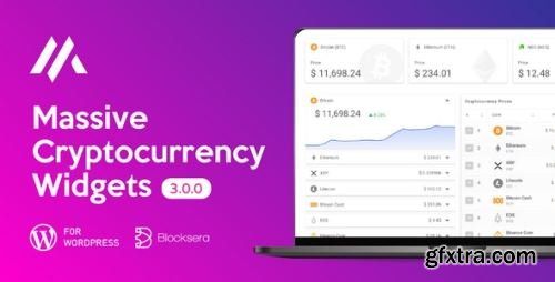 CodeCanyon - Massive Cryptocurrency Widgets | Crypto Plugin v3.2.7 - 22093978 - Nulled