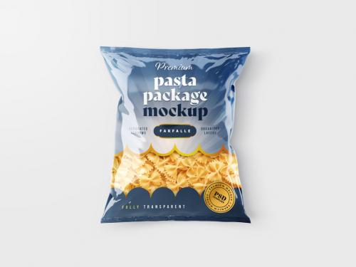 Pasta Bag Packaging Mockup