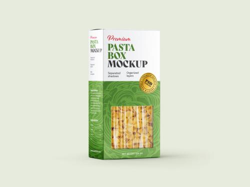 Pasta Box Packaging Mockup