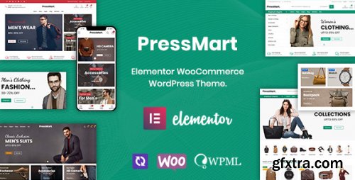 Themeforest - PressMart - Modern Elementor WooCommerce WordPress Theme 39241221 v1.2.7 - Nulled