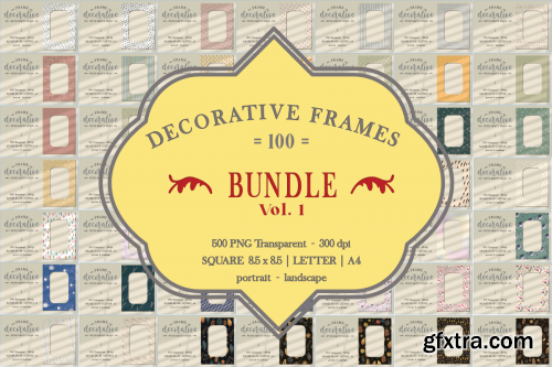 Decorative Frames - Bundle Vol. 1