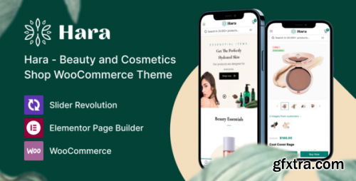 Themeforest - Hara - Beauty and Cosmetics Shop WooCommerce Theme 34971779 v1.1.15 - Nulled