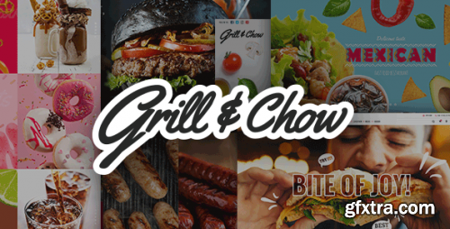 Themeforest - Grill and Chow - Fast Food & Pizza Theme 20802573 v1.5 - Nulled