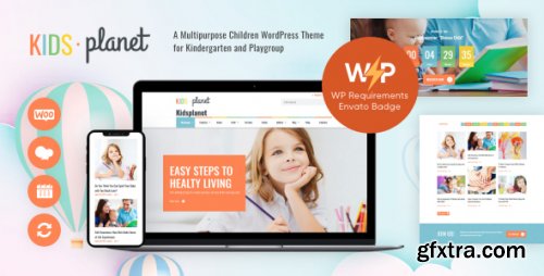 Themeforest - Kids Planet - Children Kindergarten and Playgroup WordPress Theme 12671347 v2.2.11 - Nulled