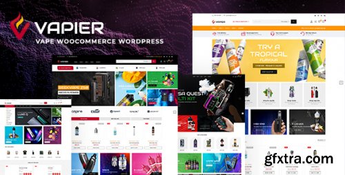 Themeforest - Vapier – Vape Store WooCommerce WordPress Theme 33221900 v1.1.5 - Nulled