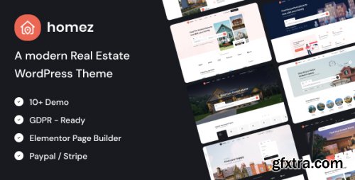 Themeforest - Homez – Real Estate WordPress Theme 44173800 v1.0.15 - Nulled