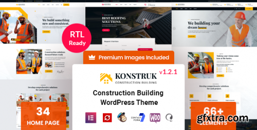 Themeforest - Konstruk - Construction WordPress Theme 37119986 v1.2.0 - Nulled