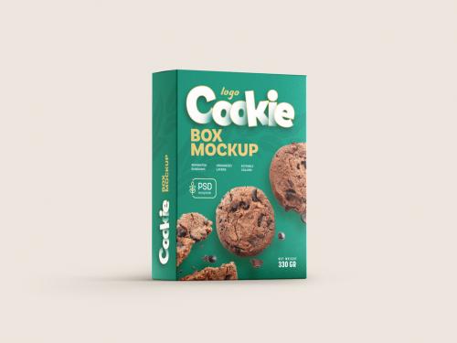 Cookie Box Packaging Mockup