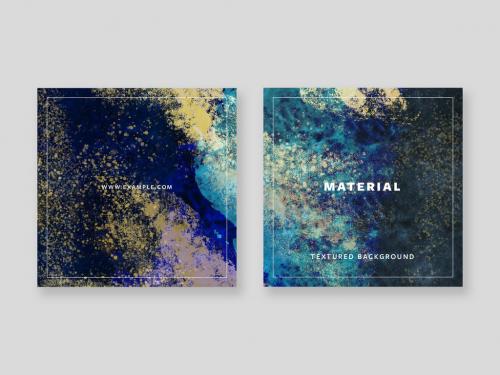 Social Media Banners with Abstract Background