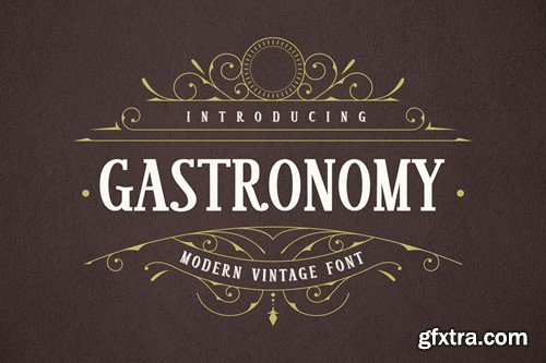 Gastronomy Modern Vintage Serif Font N7JMY3V