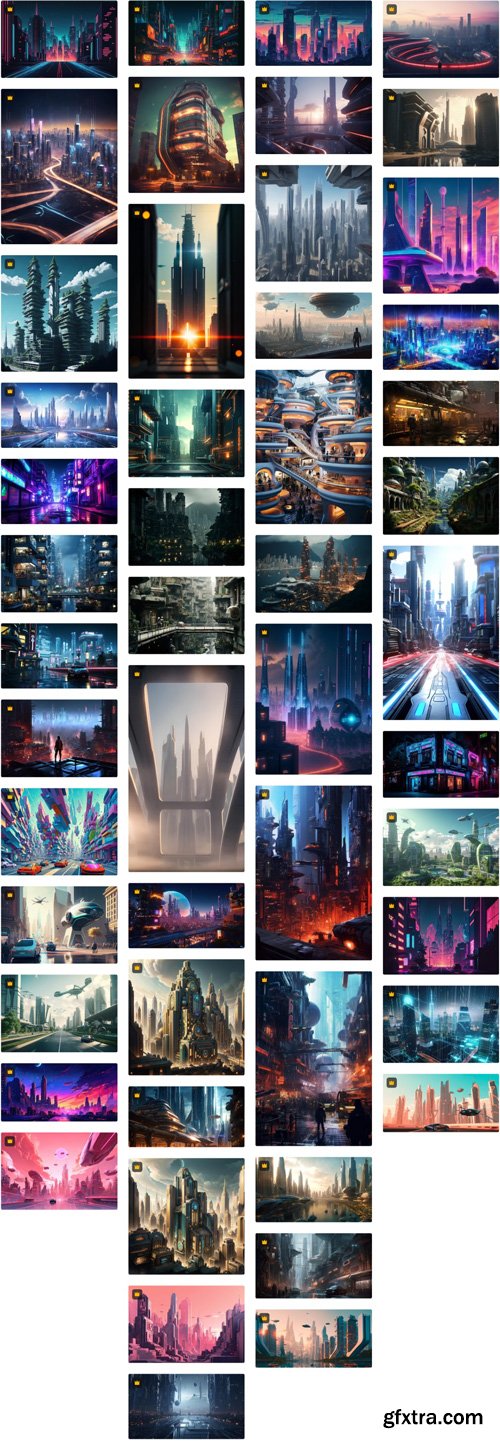 Futuristic cities Collections