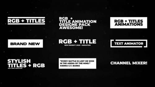 Videohive - RGB Rhythm Titles | Premiere Pro - 51537612