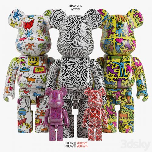Bearbrick / Keith Haring