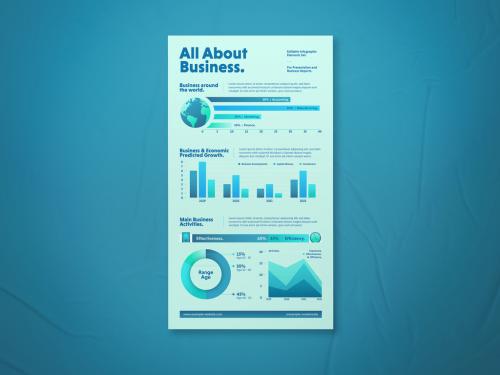 Minimalist Business Infographic Layout