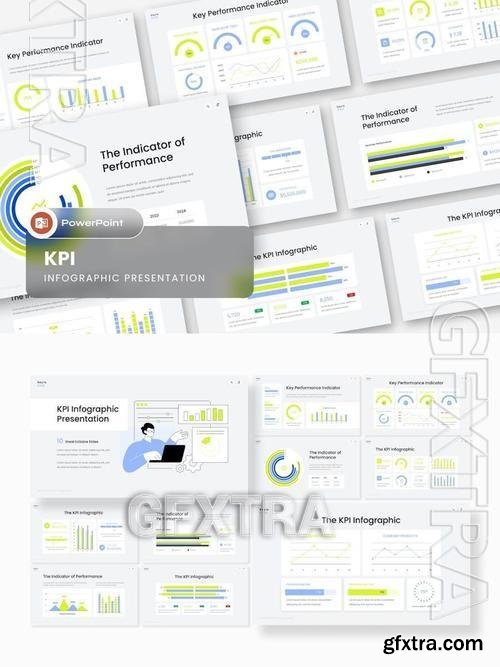 KPI Infographic Presentation PowerPoint S6765TL