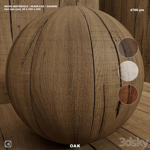 Material wood (seamless) oak - set 123