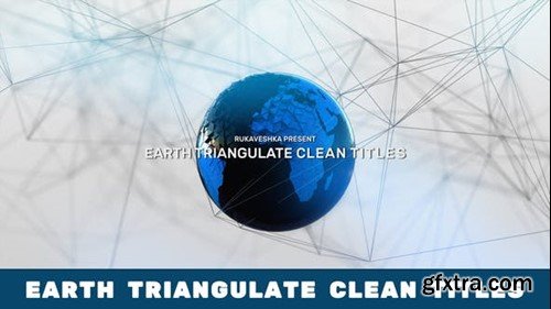 Videohive Earth Triangulate Clean Titles 51627756