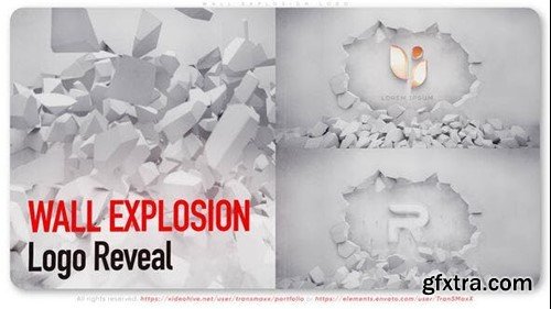Videohive Wall Explosion Logo 51635390