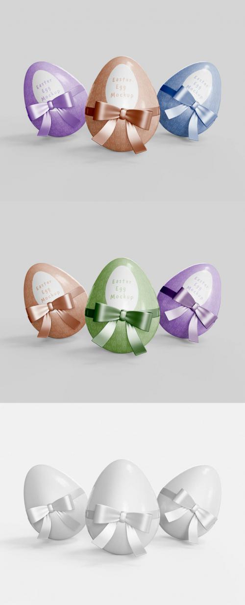 Three Easter Eggs Mockup