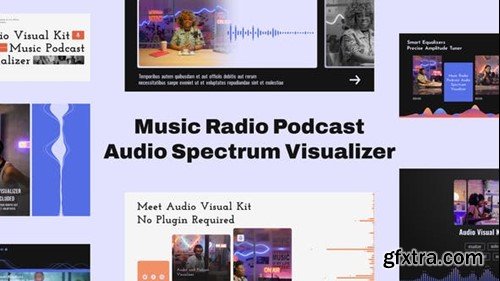 Videohive Music Podcast Audio Spectrum Visualizer 51642171
