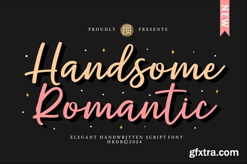 Handsome Romantic - Elegant Handwritten Font XFGQ3GZ