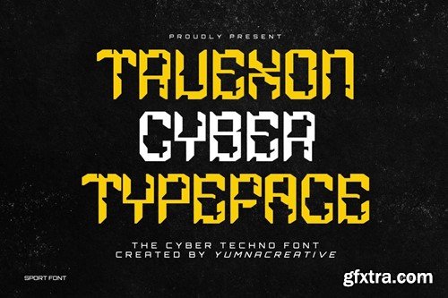 Truexon - Cyber Techno Font DJJVVKH