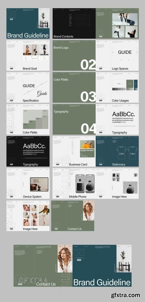 Brand Guideline Layout 714758449