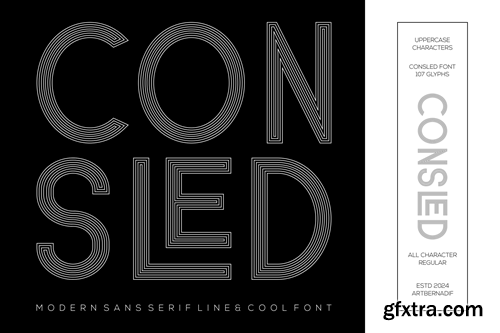 Consled - Modern sans serif and cool font VLG6ZGV