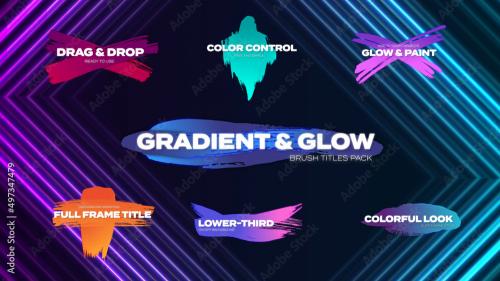 Gradient and Glow Brush Titles 1