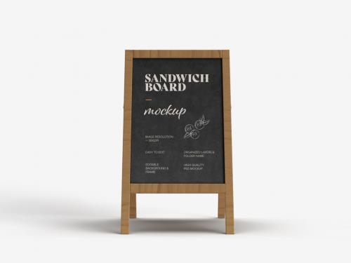 Sandwich Board Mockup Design