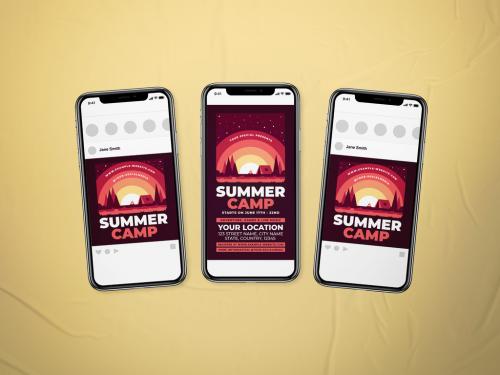 Summer Camp Social Media Layout