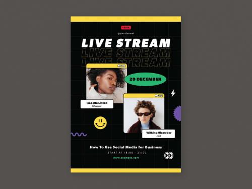Live Stream Flyer
