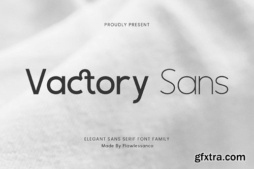 Vactory Sans - Elegant Sans Serif Font R5YQ6VL