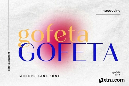 Gofeta Modern Sans Font AJAEN7J