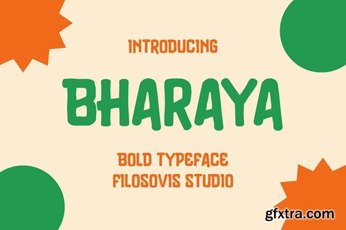 Bharaya Bold Typeface XZL2C2C