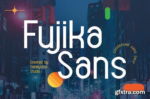 Fujika Condensed Sans Serif Font XZ2TYM3