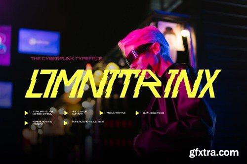 Omnitrinx - Cyberpunk Font 8W7MFFL