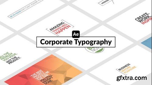 Videohive Corporate Typography 51671213