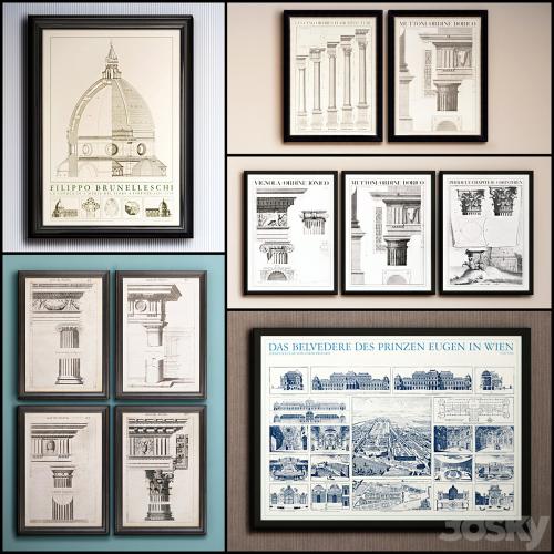 The picture in the frame: 21 Pieces (Collection 51) Architecture