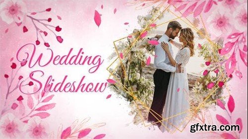 Videohive wedding Pink Watercolor Slideshow 51645876