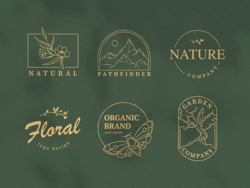 Organic Logo Set