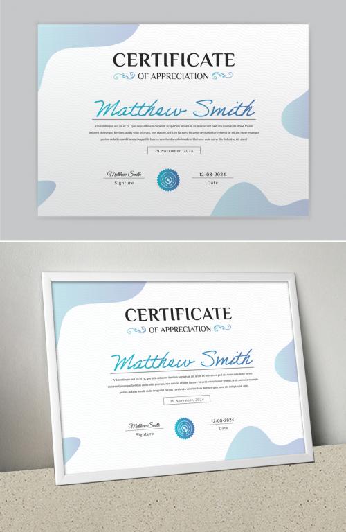 Clean Certificate Template